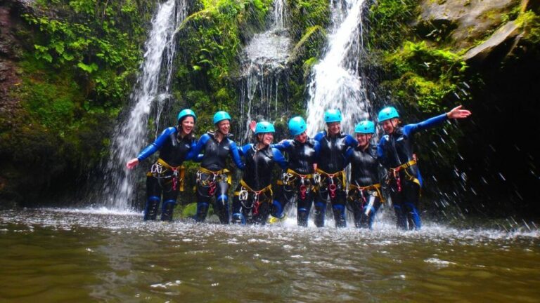 Sao Miguel: Ribeira Dos Caldeiroes Canyoning Experience Activity Overview