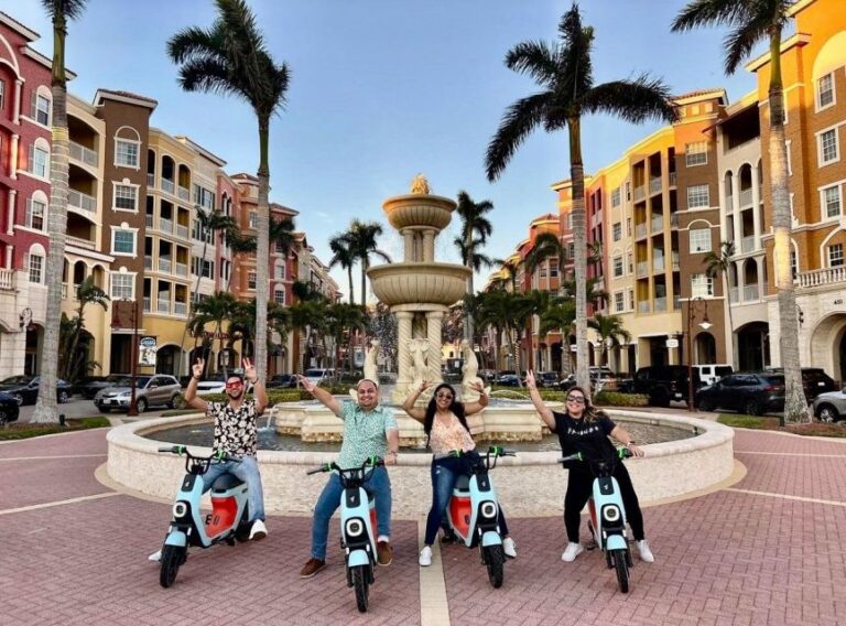 Segway Electric Moped Tour Fun Activity Downtown Naples Tour Overview