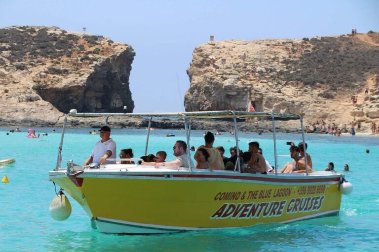 Sliema: Power Boat Trip To Comino , Blue Lagoon & Gozo Overview Of The Activity