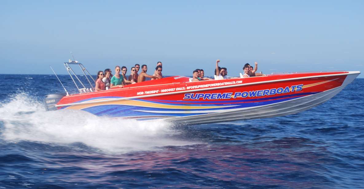 Sliema: Powerboat Trip to Gozo With Caves and Island Stop - Activity Overview