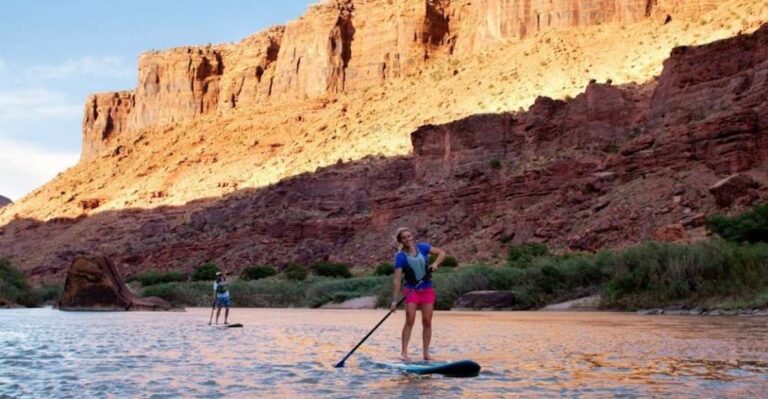 Stand Up Paddleboard With Small Rapids On The Colorado. Activity Overview