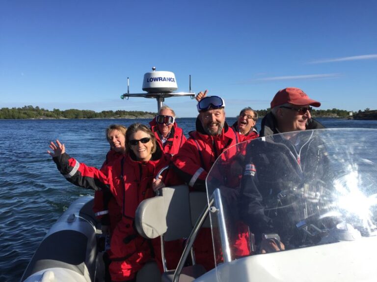 Stockholm Archipelago 1 Hour Tour By Rib Speed Boat Tour Overview