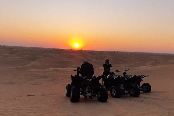 Sunset Quad Bike Safari With Camel Trek, Live Shows And Dinner Overview Of The Adventure