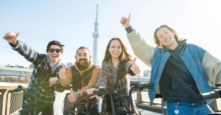 Tokyo: 3 Hour Guided E Bike Tour Of The Citys Hidden Gems Tour Overview