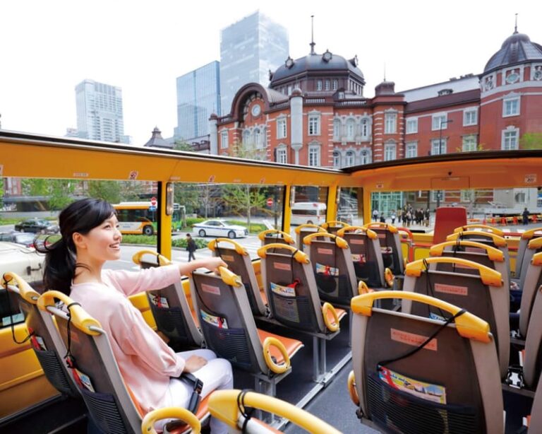 Tokyo: 60min Panoramic Open Top Bus Tour With Audio Guide Tour Overview