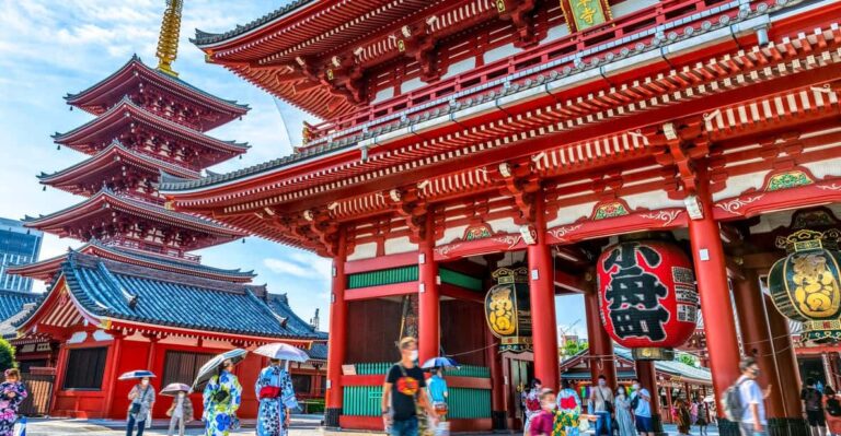 Tokyo : Asakusa Sumida River Walk To Senso Ji Temple Tour Tour Overview