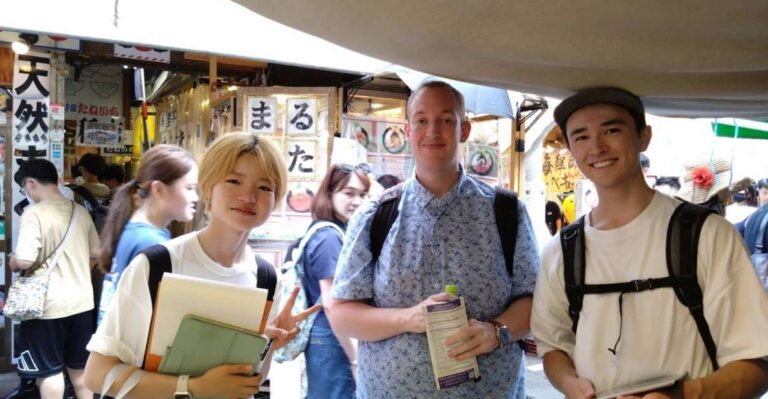 Tokyo: Private City Tour In Tsukiji Led By Uni Student Guide Tour Overview