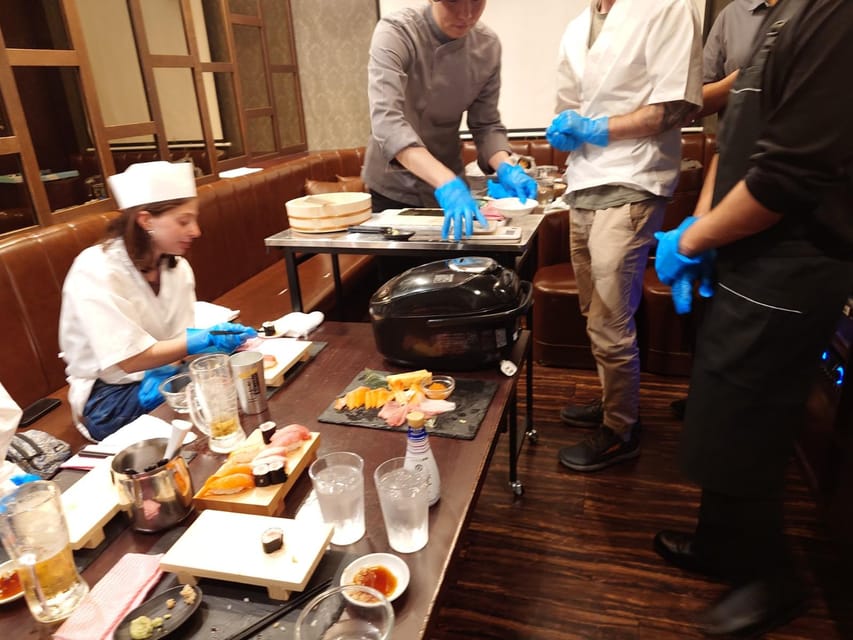 Tokyoakihabara: Sushi Making Class With Sake Tasting - Meeting Point and Accessibility