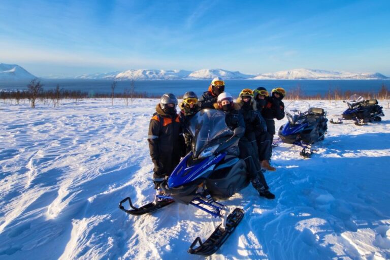 Tromsø: Snowmobile Safari With Aurora Crystal Lavvo Stay Snowmobile Adventure In Lyngen Alps