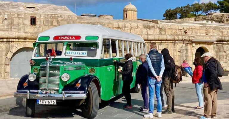 Valletta: Sunday Vintage Bus To Marsaxlokk Tour Overview