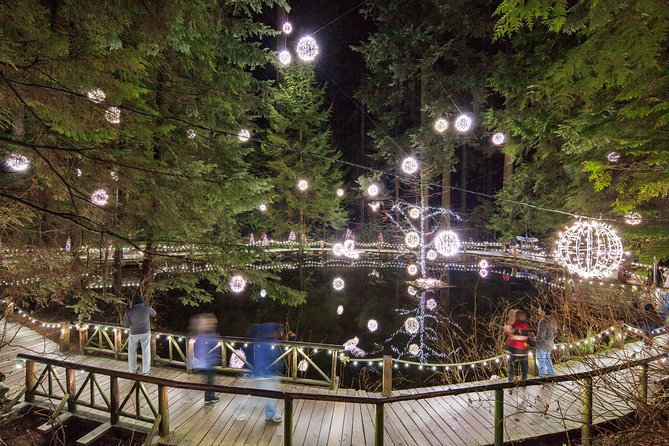 Vancouver City and Capilano Suspension Bridge Canyon Lights Tour - Overview of the Tour