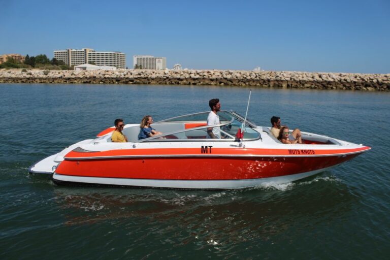 Vilamoura: Private Speed Boat Hire Chartering A Premium Speed Boat