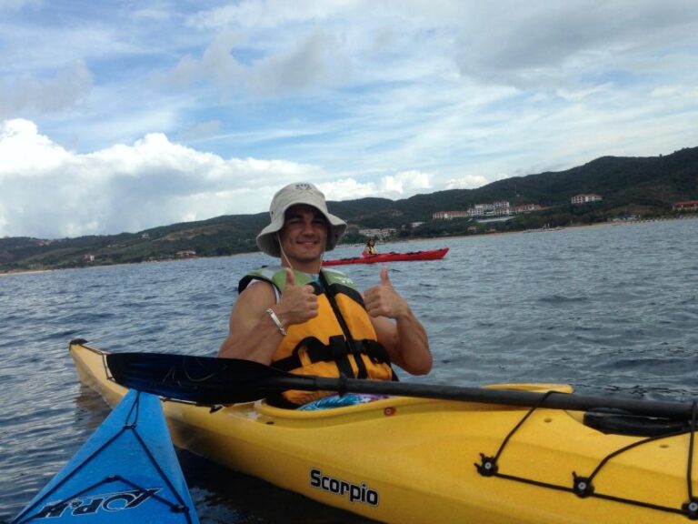 Vourvourou: Sea Kayaking Diaporos Island Private Day Tour Tour Overview