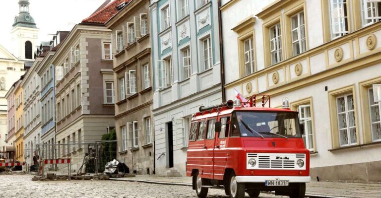 Warsaw: Classic Highlights Private Tour By Vintage Car Tour Overview And Pricing