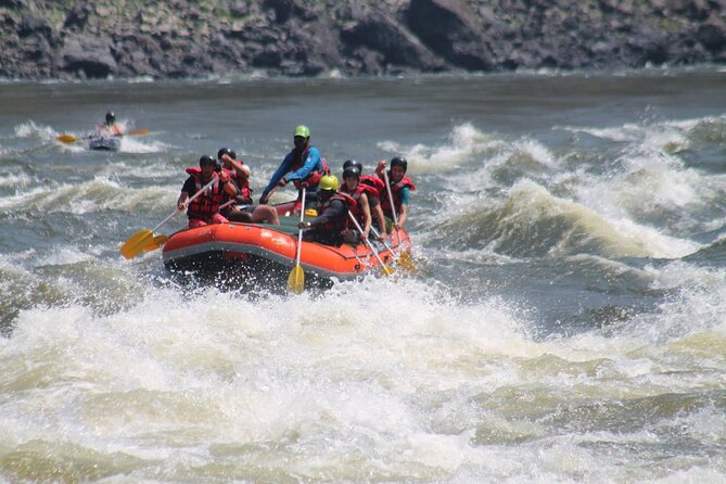 Whitewater Rafting Adventure on the Zambezi River, Victoria Falls Zimbabwe - Tackling the Zambezi Rapids