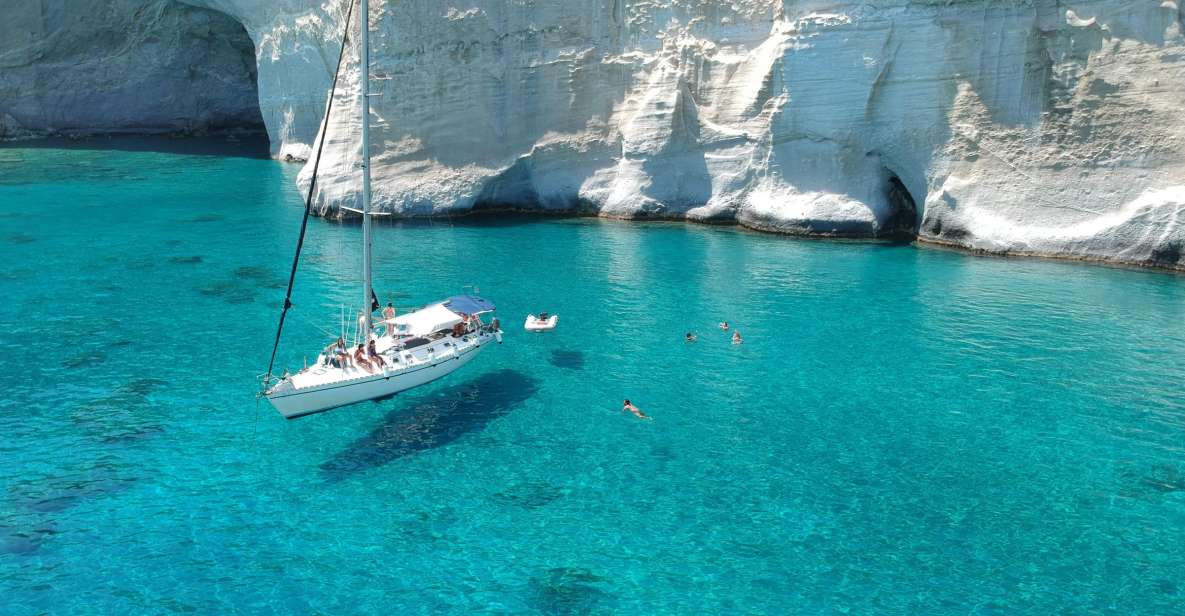 Adamantas: Milos Sightseeing Sailboat Cruise - Itinerary Highlights