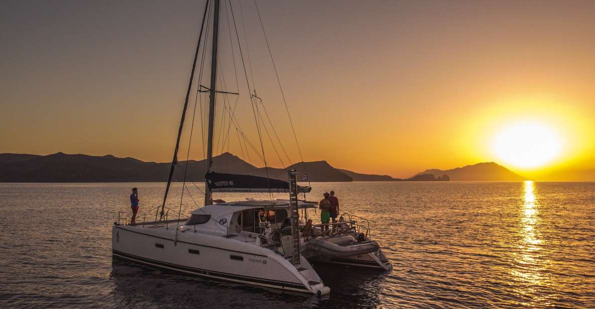 Adamas: Half-Day Sunset Cruise With Lunch - Itinerary Highlights