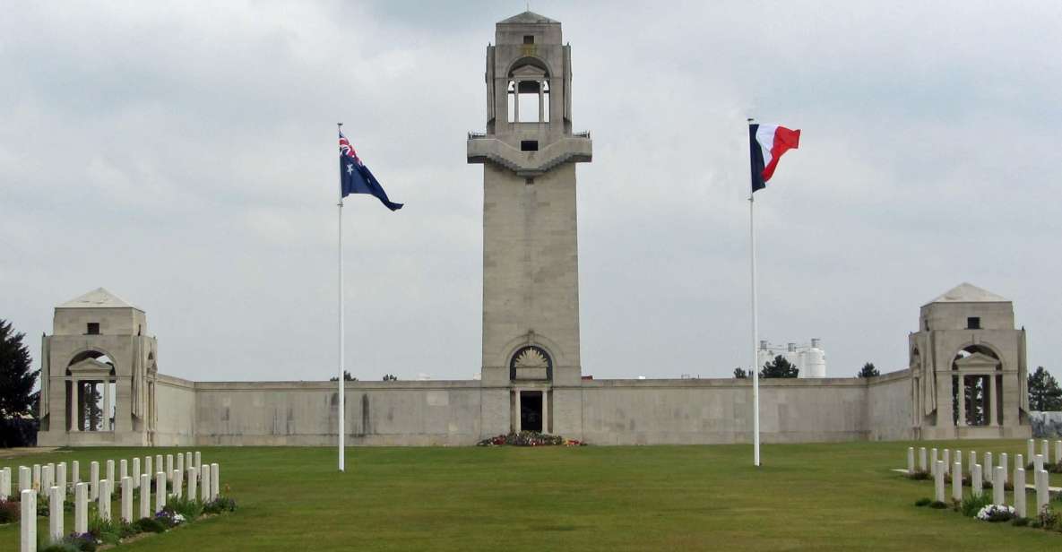 Amiens, Australian Imperial Force on the Somme in WWI - Le Hamel: Trenches and Australian Memorial