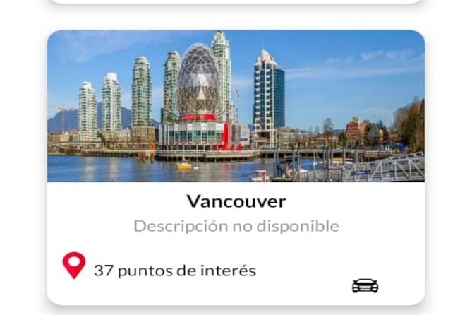 APP Self-Guided Routes Vancouver With Audio Guide - Tour Details and Highlights