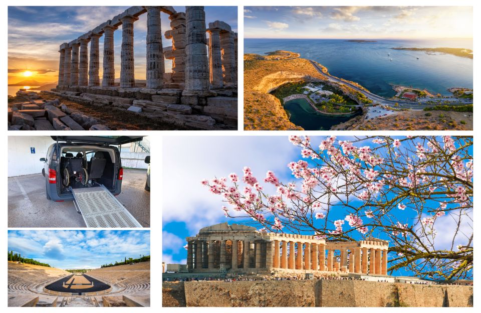 Athens: Wchair Accessible Tour to Athens, Sounio,Vouliagmeni - Itinerary Highlights