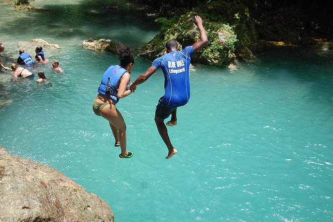 Blue Hole Plus Secret Falls and Dunns River Falls Combo From Runaway Bay Hotels - Tour Specifics