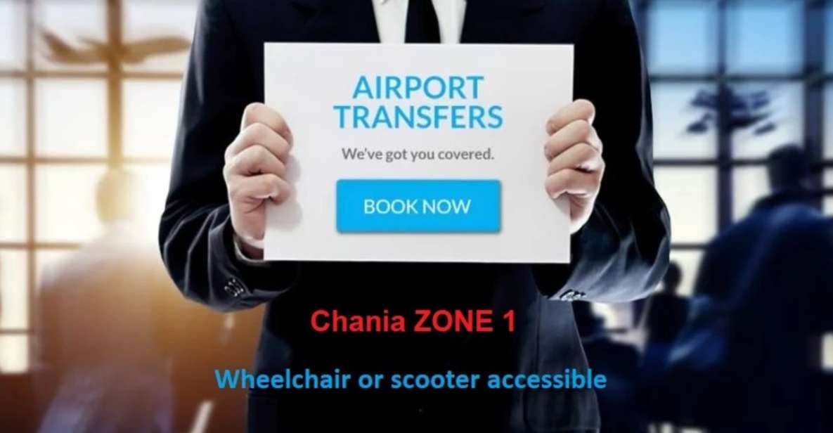 Chania Airport (Chq) To/From Chania Suburbs- Zone 1 - Pricing and Booking Options