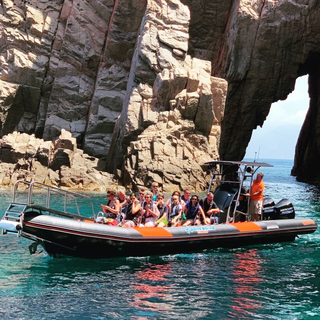 Corsica: Piana Calanques and Caves by Boat - Riding Through Rock Formations