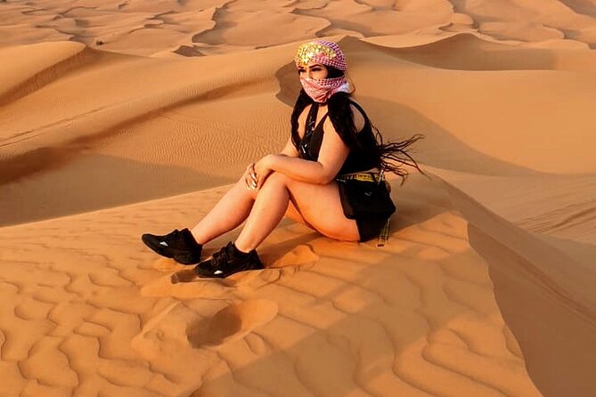 Desert Safari in Dubai With BBQ Buffet Dinner Live Entertainments - Dune Bashing and Sand Boarding