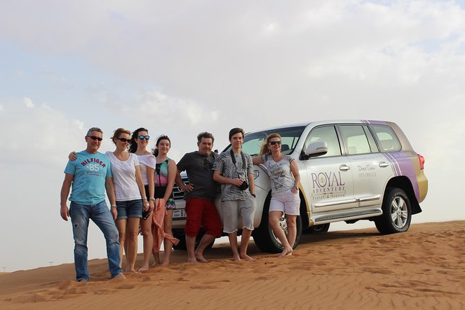 Dubai Desert Safari With BBQ and 4W Land Cruiser Dune Bashing Experience - Camel Riding Experience