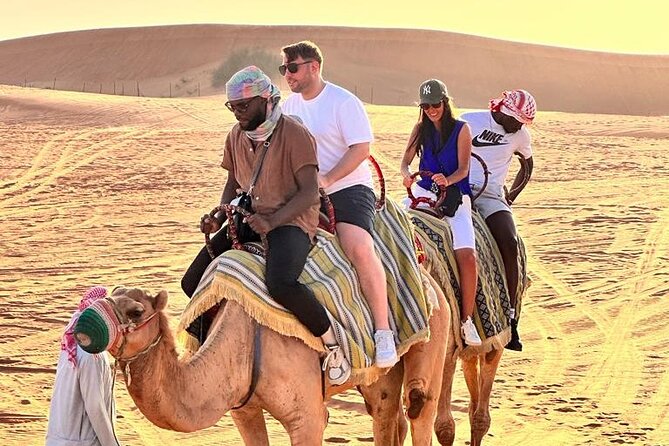 Dubai Premium Red Desert Dunes Safari With Camel Ride and Dinner - Desert Safari Activities