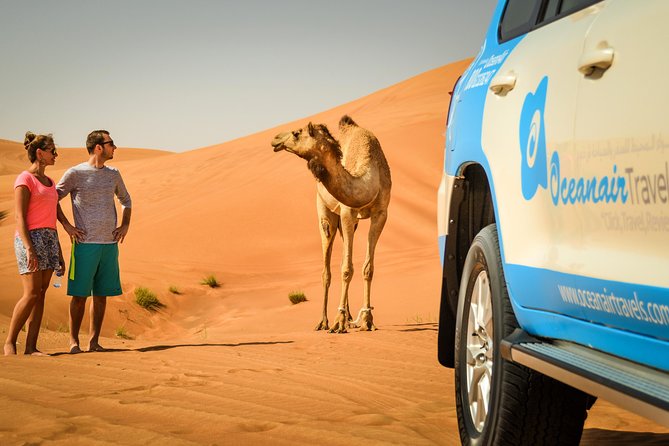 Dubai Red Dunes Desert Safari, Sandsurf, Camel & Quad Bike Option - Included Activities and Duration