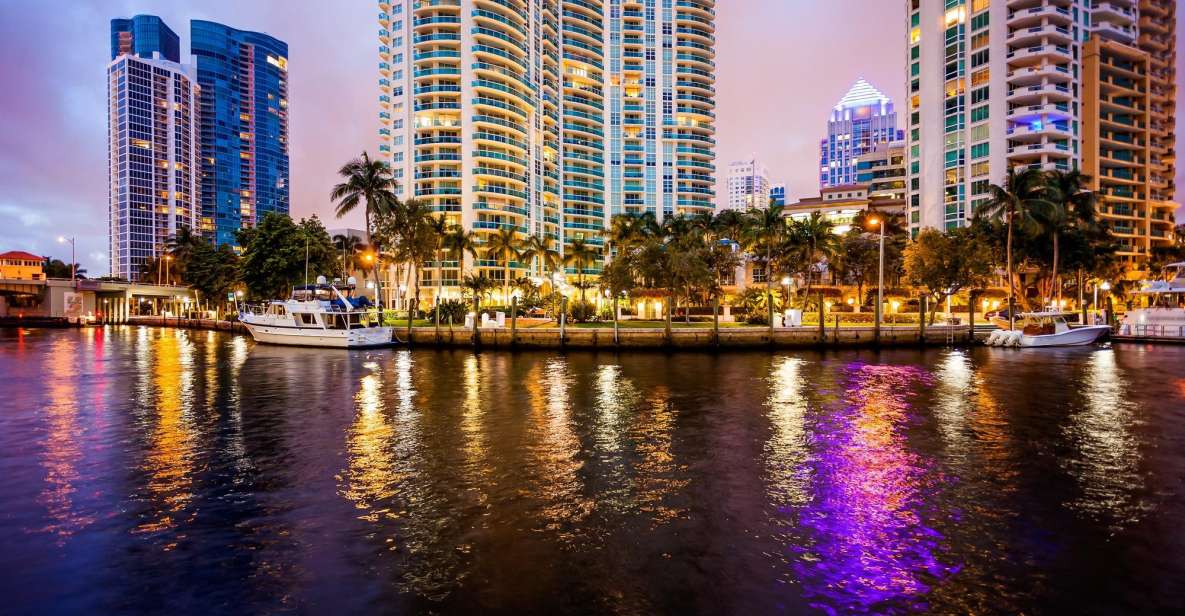 Fort Lauderdale: Night Cruise Through the Venice of America - Stunning Sights of Yachts and Mansions