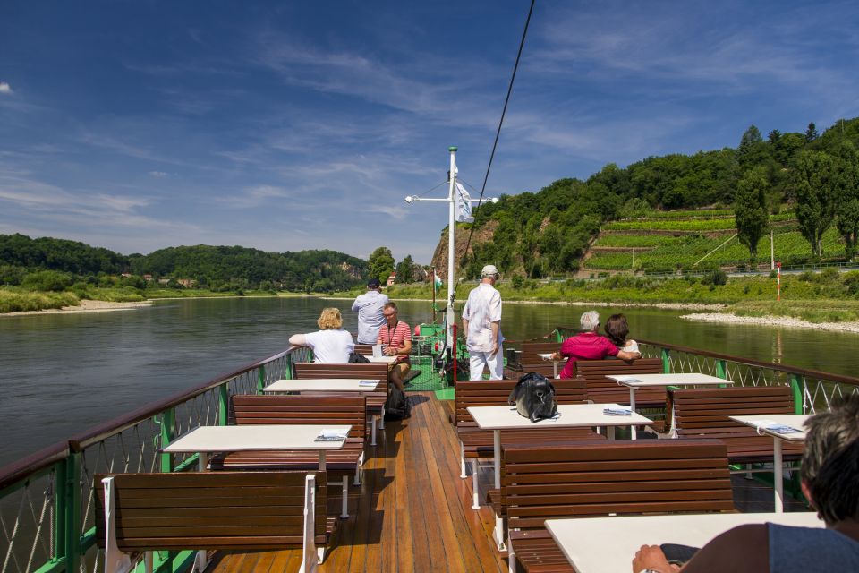 From Dresden: Saxon Wine Route Steamer Day Cruise - Cruise Route