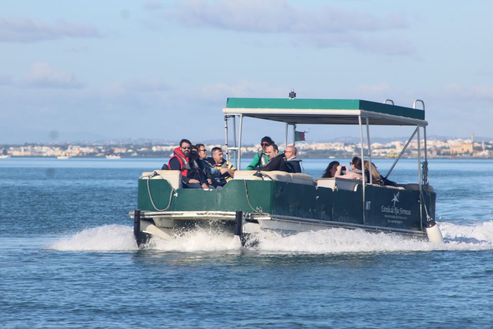 From Faro: 4 Stops, 3 Islands in Ria Formosa Catamaran Tour - Departure and Duration