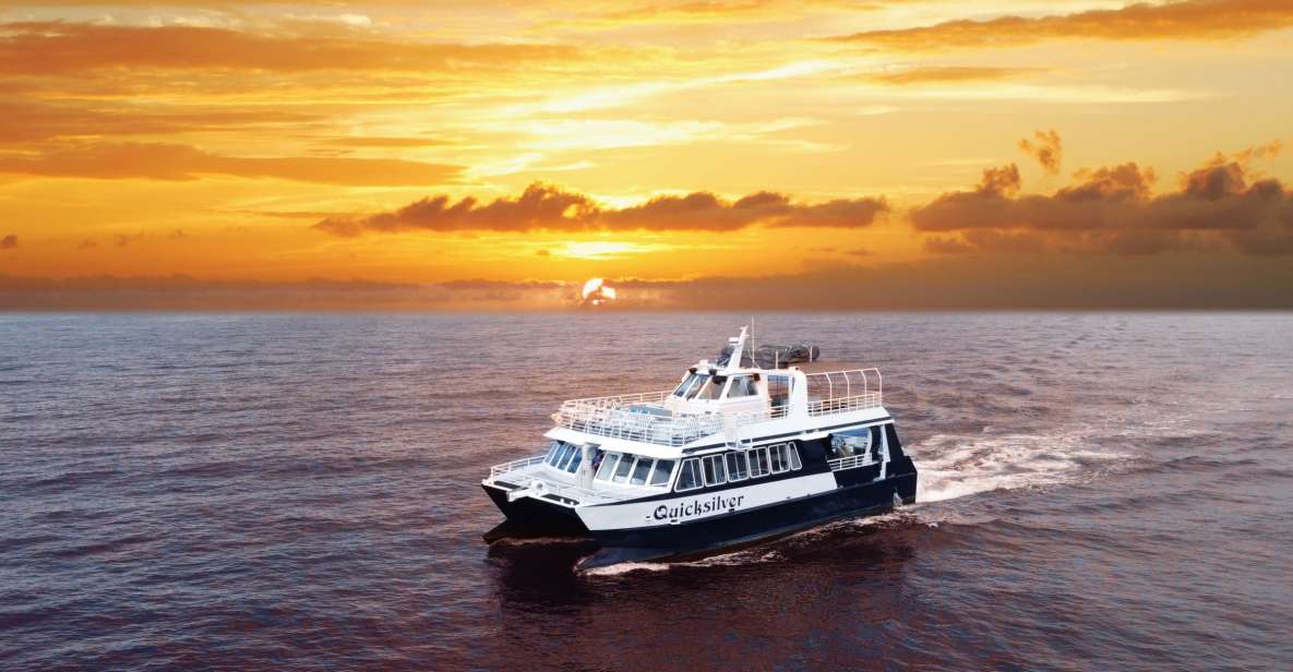 From Maalaea: Sunset Dinner Cruise Aboard the Quicksilver - Pricing and Inclusions