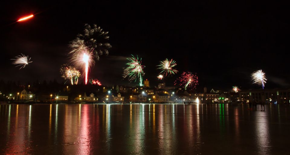 From Reykjavik: New Years Fireworks by Boat - Highlights of the Boat Cruise