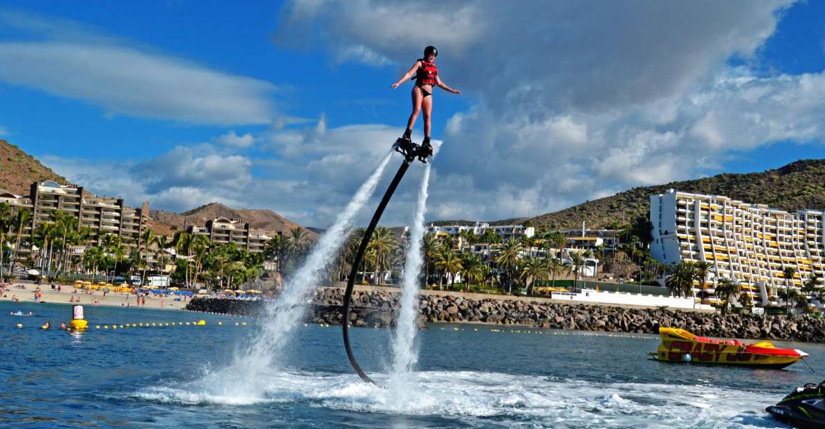 Gran Canaria: Flyboard Session at Anfi Beach - Learning to Flyboard