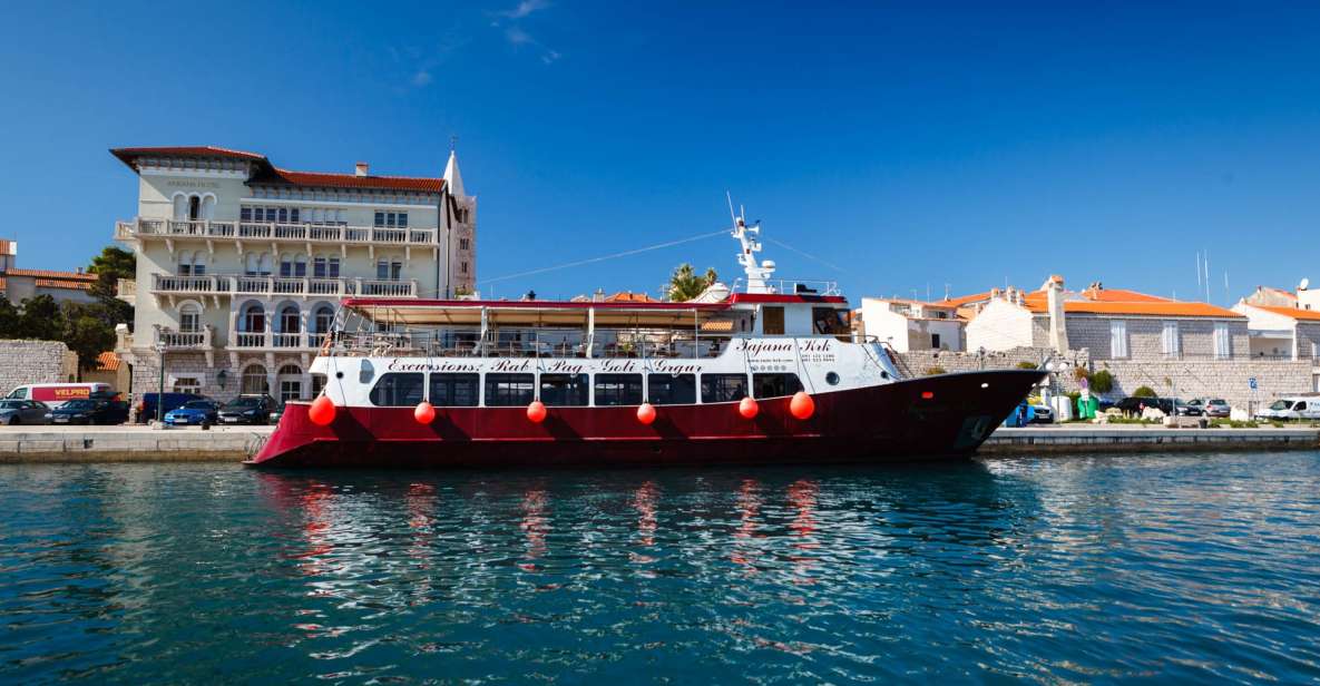 Krk: Boat Trip to Rab & Pag With Sightseeing & Swimming - Experience Details