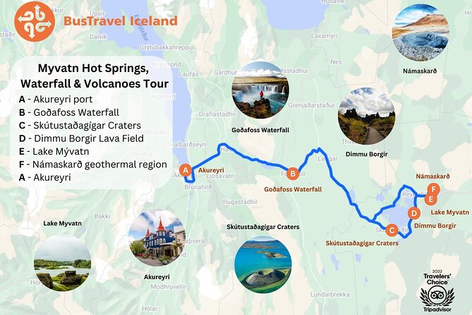 Lake Myvatn, Hot-Springs & Godafoss Waterfall Tour From Akureyri - Meeting and Pickup Details