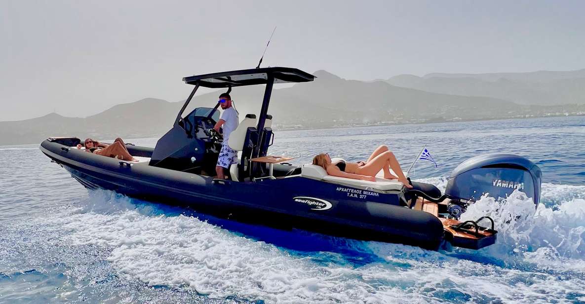 Mirabello Bay: Private Cruise With Inflatable Boat - Boat and Equipment