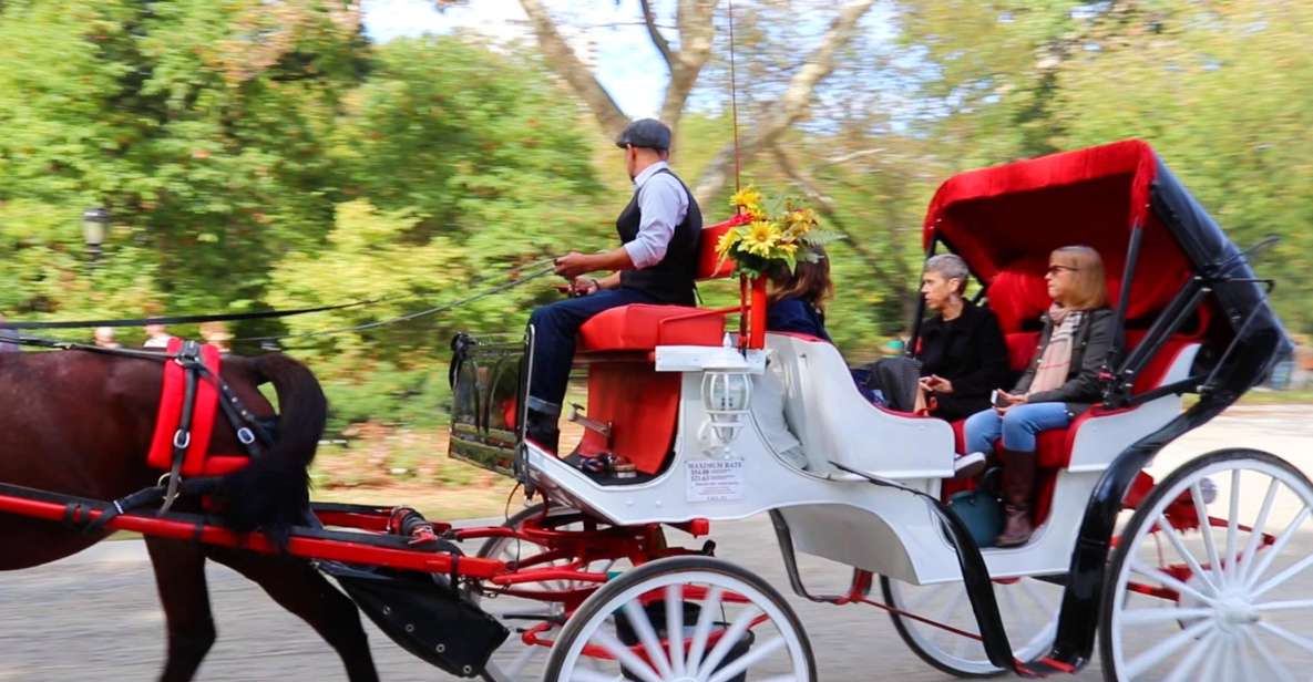 NYC: Guided Standard Central Park Carriage Ride (4 Adults) - Itinerary and Route