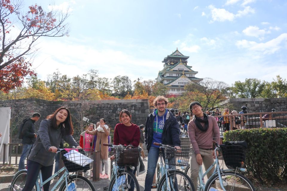 Osaka: Guided City Highlights Bike Tour With Lunch - Itinerary Highlights