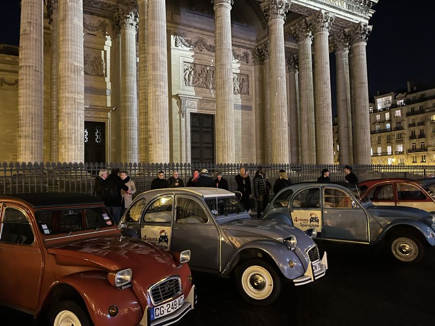 Paris: Private Guided City Tour at Night in Citroën 2CV - Highlights of the Tour