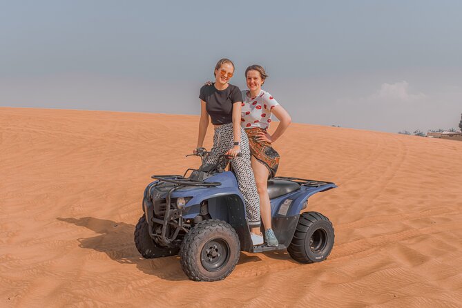 Private Morning Desert Excursion, Quadbike Sandboard & Camel Ride - Quad Biking Experience