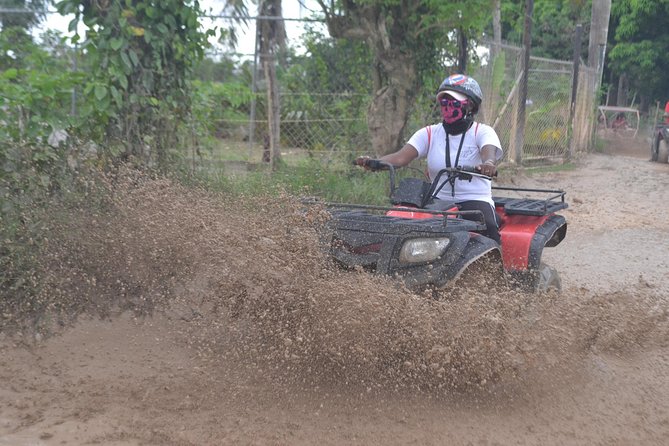 Punta Cana Adventure: Offroad 4x4 ATV - Cave and Macao Beach Dip - Backcountry Dominican Roads