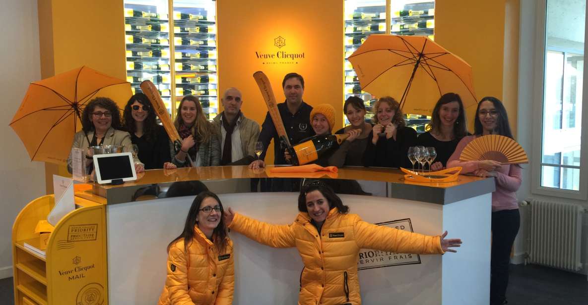 Reims/Epernay: Private Veuve Clicquot Champagne Tasting Tour - Reims Cathedral Visit