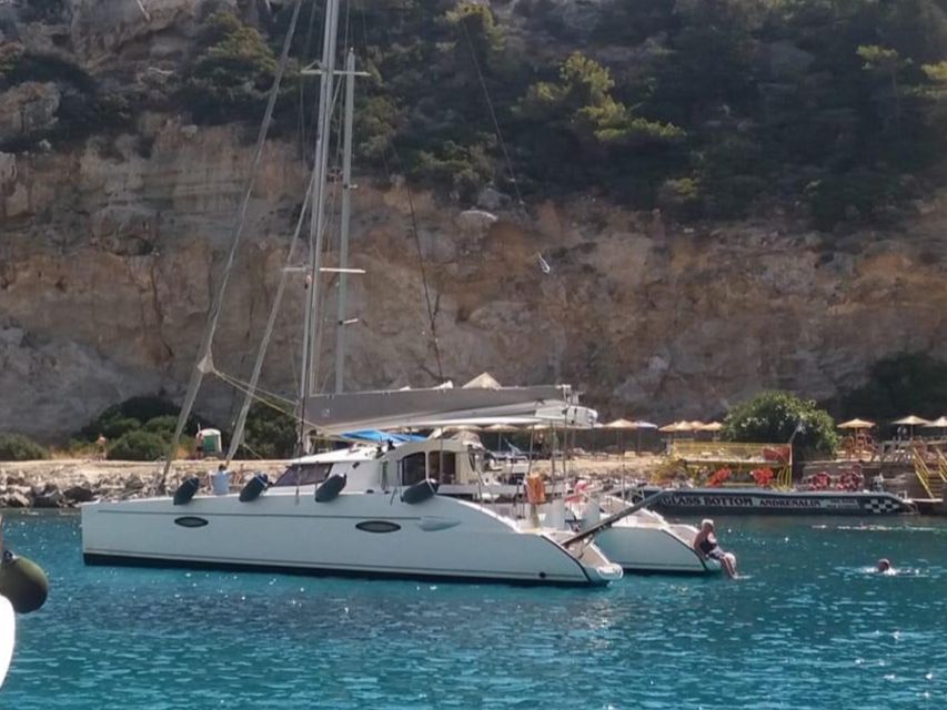 Rhodes: Sailing Catamaran Day Cruise With Food and Drinks - Pricing and Booking