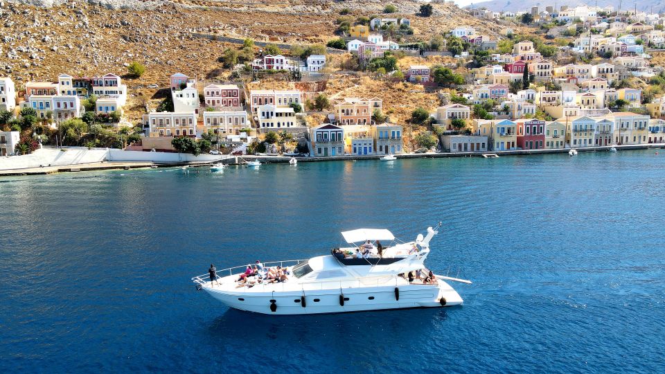 Rhodes Town: Symi Full-Day Yacht Cruise With Meal & Drinks - Onboard Experience