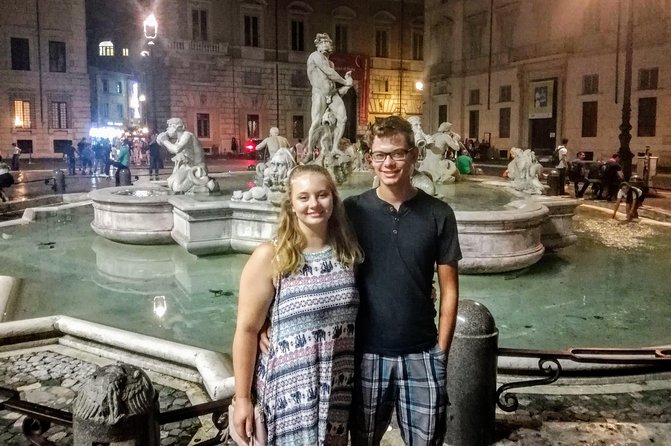 Rome by Night Walking Tour Including Piazza Navona Pantheon and Trevi Fountain - Inclusions