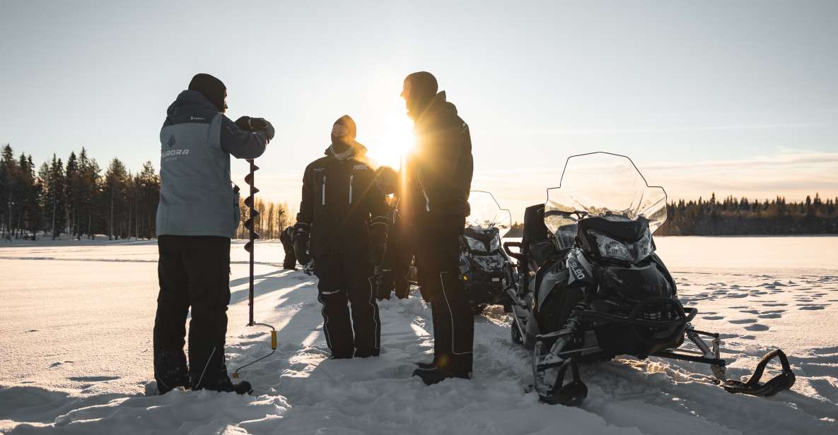 Rovaniemi: Electric Snowmobile Safari Tour With Ice Fishing - Exploring Frozen Lake Lehtojärvi